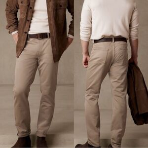 Banana Republic Traveler Slim Fit Pant in Khaki Size 33x32